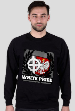 Bluza "White Pride" Czarna