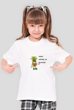 Bluzka Dziewczęca Ananas
