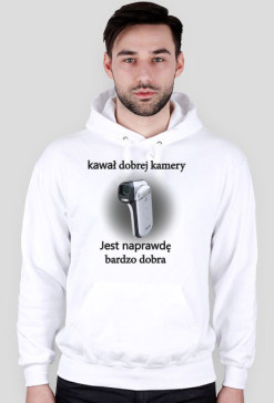 Kawał dobrej kamery - bluza z kapturem
