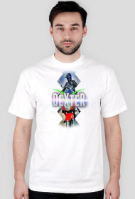 Koszulka męska - biała - DeXteR Moto