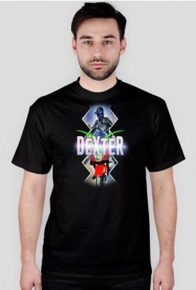 Koszulka męska - czarna - DeXteR Moto
