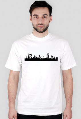 Koszulka męska - biała - DeXteR City