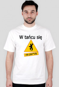Koszulka męska - biała - W tańcu
