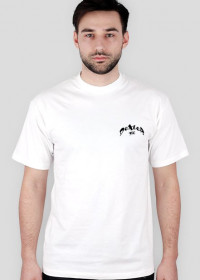 Koszulka męska - biała - DeXteR Laborant