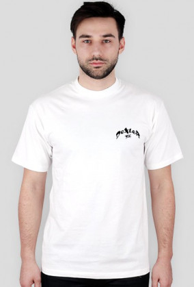 Koszulka męska - biała - DeXteR Logo small