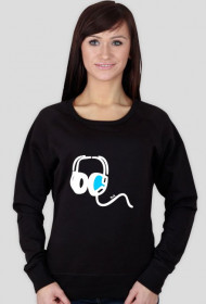 Bluza damska - czarna - DeXteR Headphones