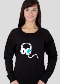 Bluza damska - czarna - DeXteR Headphones