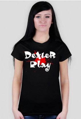 Koszulka damska - czarna - DeXteR Play