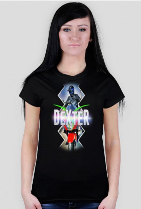 Koszulka damska - czarna - DeXteR Moto