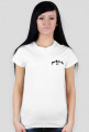 Koszulka damska - biała - DeXteR Logo Small