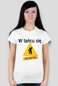 Koszulka damska - biała - DeXteR w Tańcu