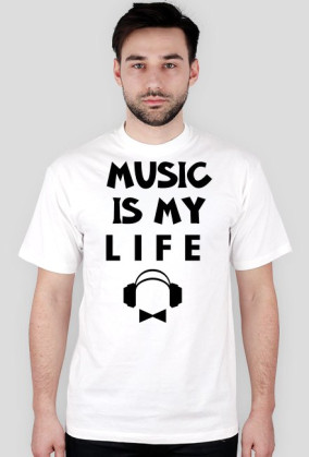 Music is my life TPC White