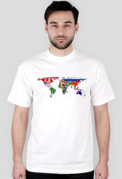 Map with flags
