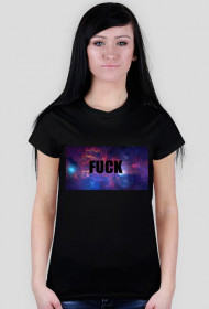 Koszulka galaxy FUCK czarna