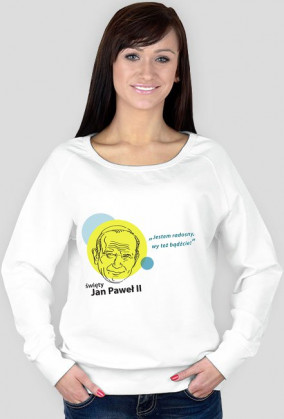 Bluza Jan Paweł II (1biel damska)