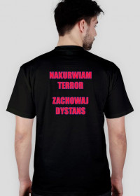 Koszulka męska - czarna - Nakurwiam