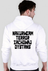 Bluza męska - biała - Nakurwiam vol. 2