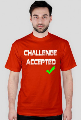 Koszulka Challenge Accepted (BIAŁY)