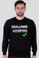 Długi Rękaw Challenge Accepted (BIAŁY)