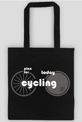 Plan na dziś rower na torbie