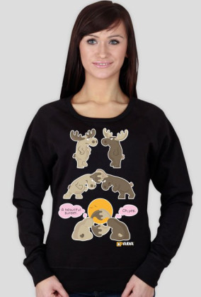 Bluza damska - Zachód słońca. Pada