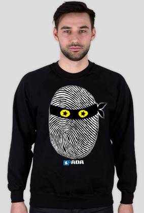 Bluza męska - Odcisk ninja. Pada