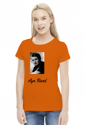 Ayn Rand - damska koszulka różne kolory