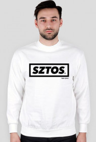 BLUZA BEZ KAPTURA SZTOS WHITE