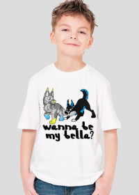 Koszulka "Wanna Be My Bella?" | wiele kolorów |Chłopiec