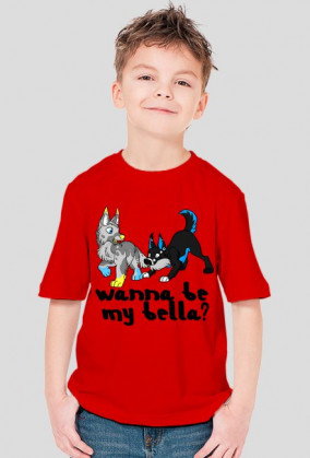 Koszulka "Wanna Be My Bella?" | wiele kolorów |Chłopiec