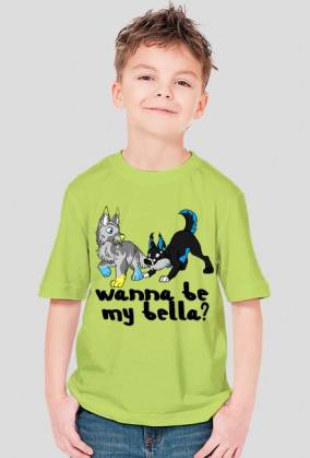 Koszulka "Wanna Be My Bella?" | wiele kolorów |Chłopiec