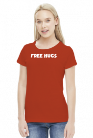 Free hugs - koszulka damska