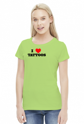 Koszulka I LOVE TATTOOS
