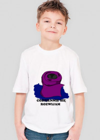 Codziennie się rozwijam - koszulka dziecięca dla chłopca