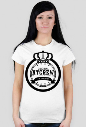 ntCREW Original | Koszulka biała | Damska