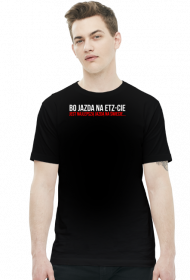 Jazda na ETZ-Cie, czarna