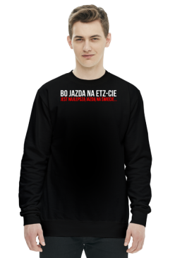 Jazda na ETZ-Cie, czarna bluza