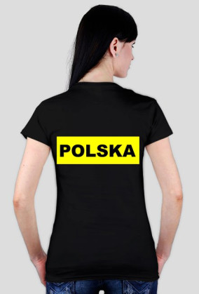 Polska napis dwustronny wersja damska