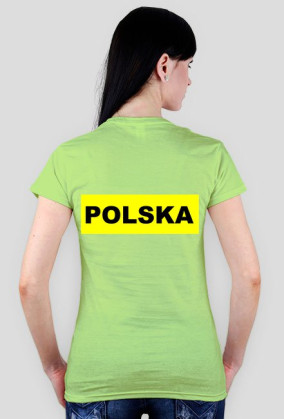 Polska napis dwustronny wersja damska
