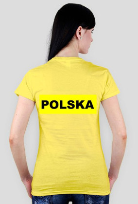 Polska napis dwustronny wersja damska