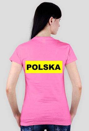 Polska napis dwustronny wersja damska