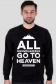 Bluza męska - ALL SNOWBOARDERS GO TO HEAVEN