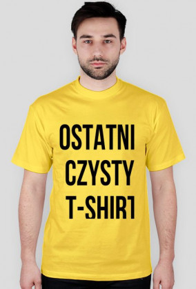 OSTATNI CZYSTY T-SHIRT