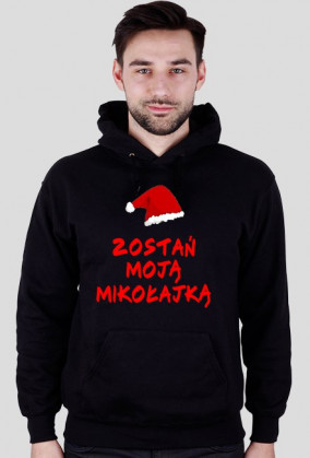 Bluza z kapturem zostań moją mikołajką only4you.cupsell.pl