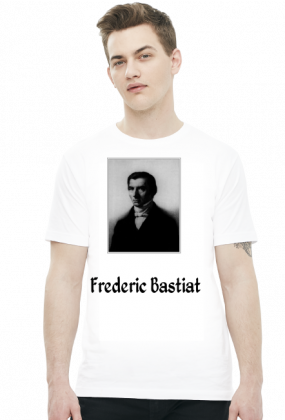 Frederic Bastiat - biała koszulka