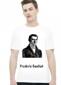 Frederic Bastiat - biała koszulka II