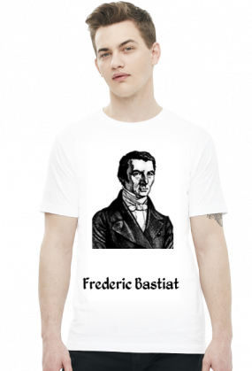 Frederic Bastiat - biała koszulka II