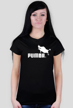 PUMBA białe logo damska