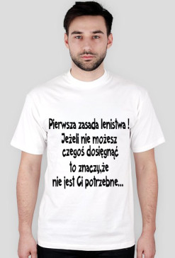 Pierwsza zasada...