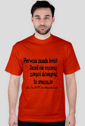 Pierwsza zasada...